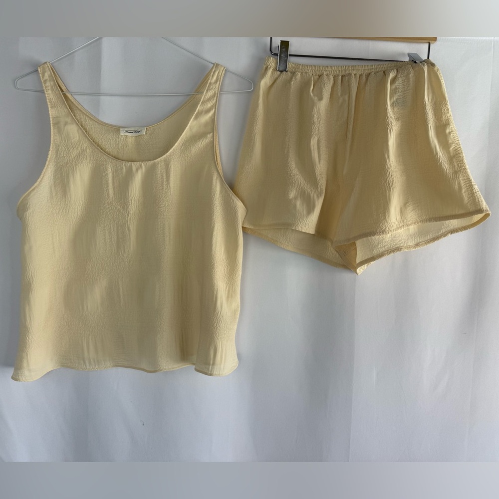 American Vintage Light Cream Pajama Style Set